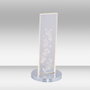 Opviq Lámpara de mesa Flor nostálgica Cromo
